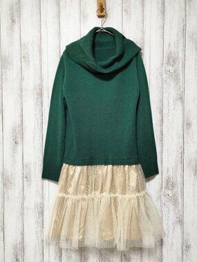 Nission Knit Dress Green
